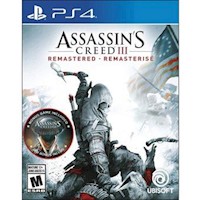 Assassins Creed III Remastered Doble Version PS4/PS5